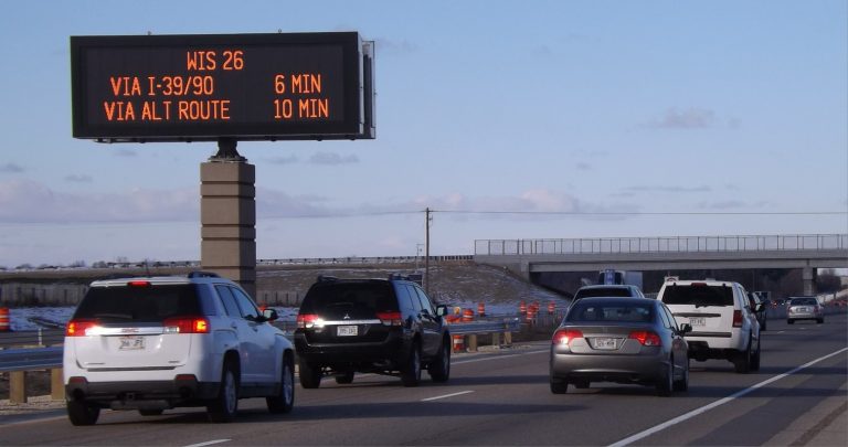 Digital highway signage